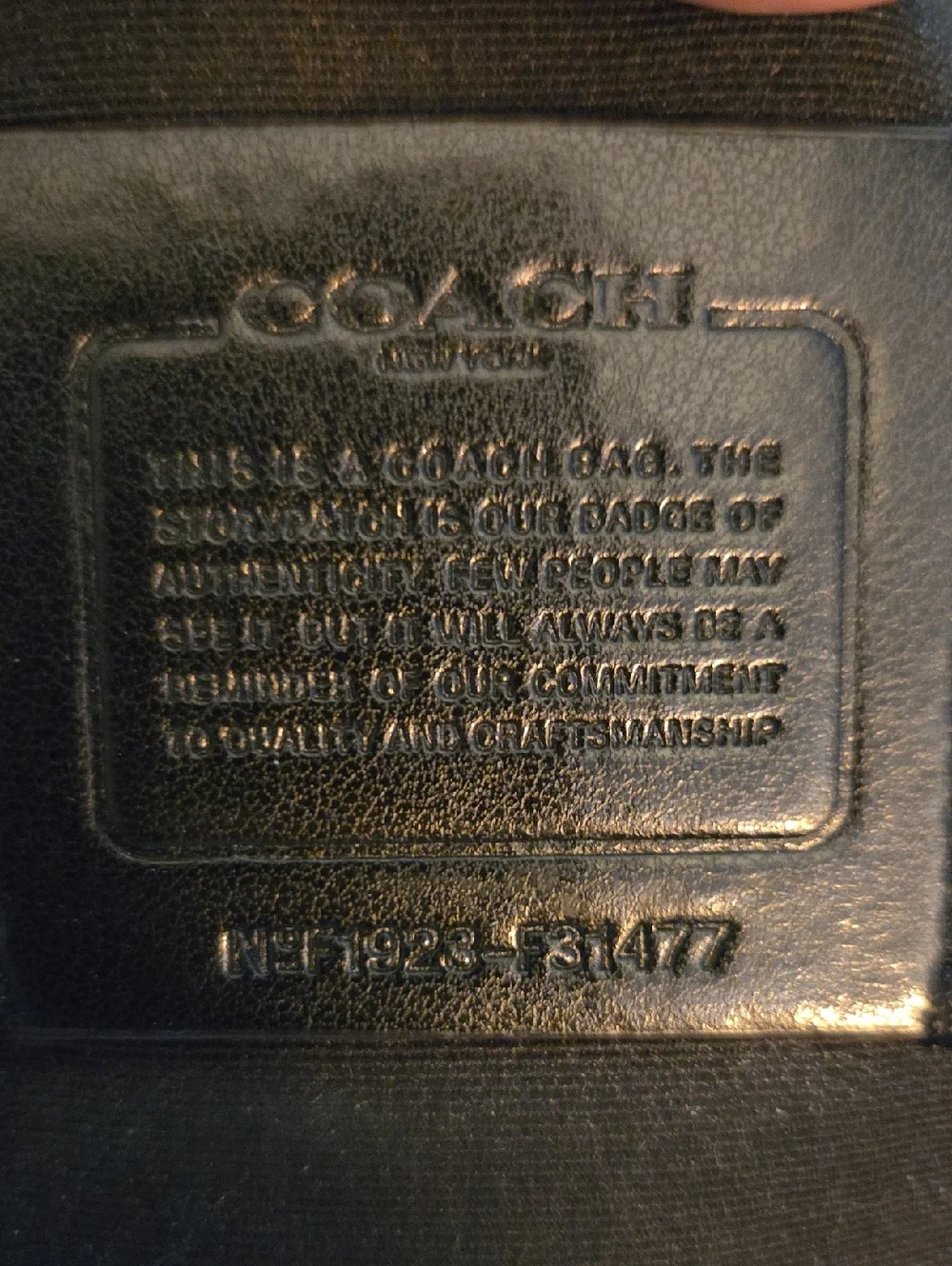 Coach Val Duffle in Signature Canvas with Brown Leather - Picture 9 of 9